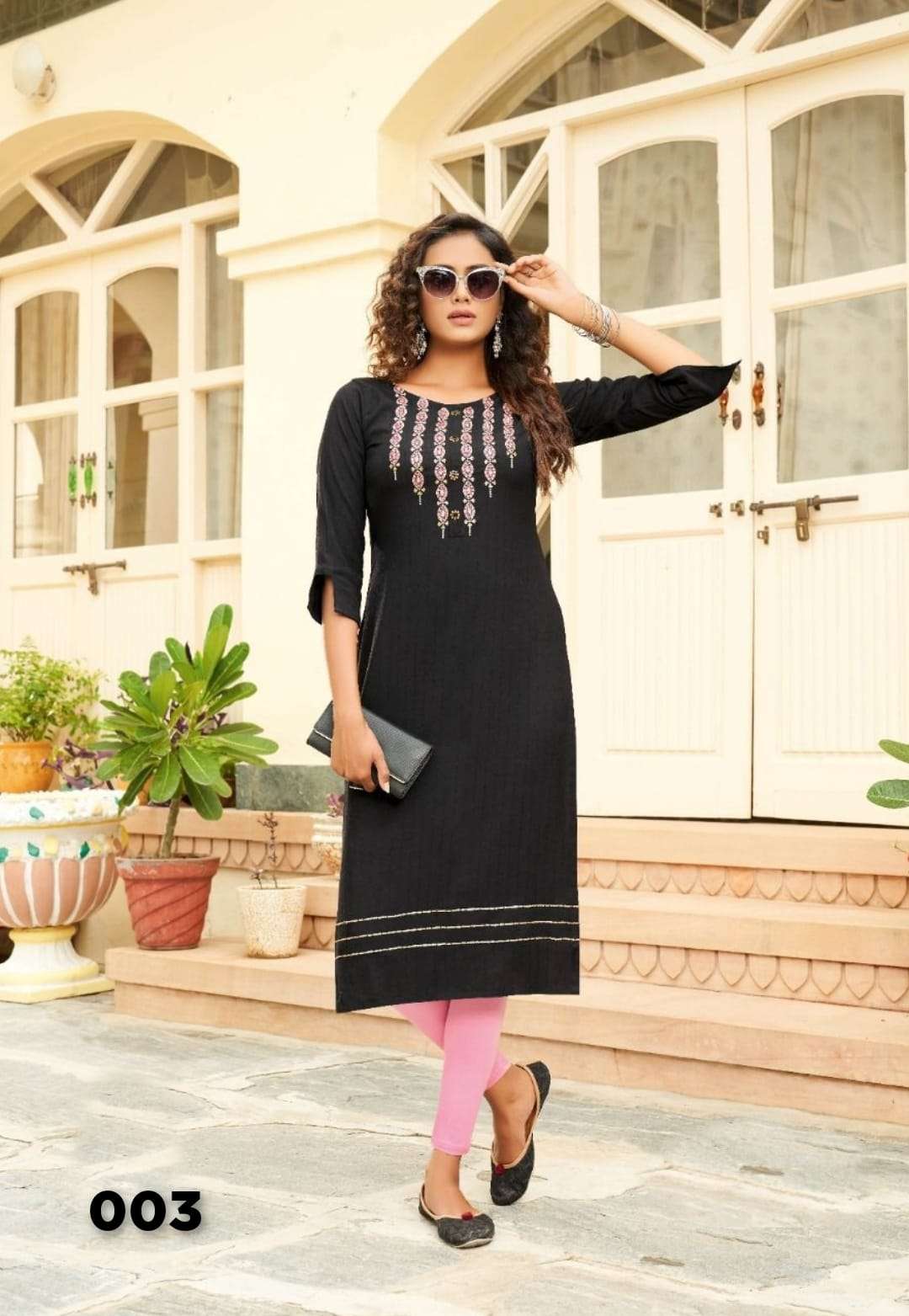 TEXOFAB  DIYA VOL-3 D.NO-003 DESIGNER KURTI 