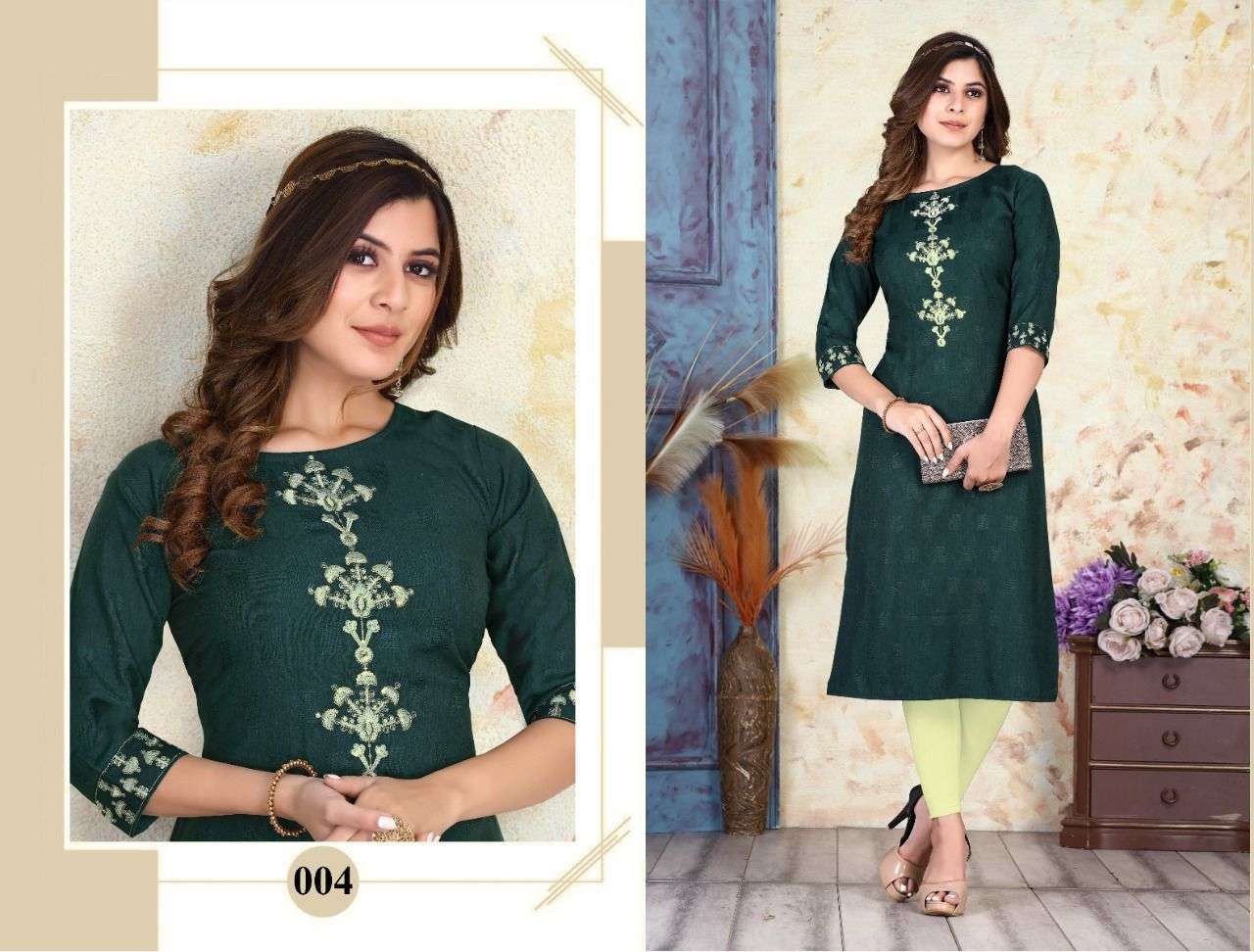 TEXOFAB  NEW VAIDEHI VOL-1 STRAIGHT KURTI CATALOG