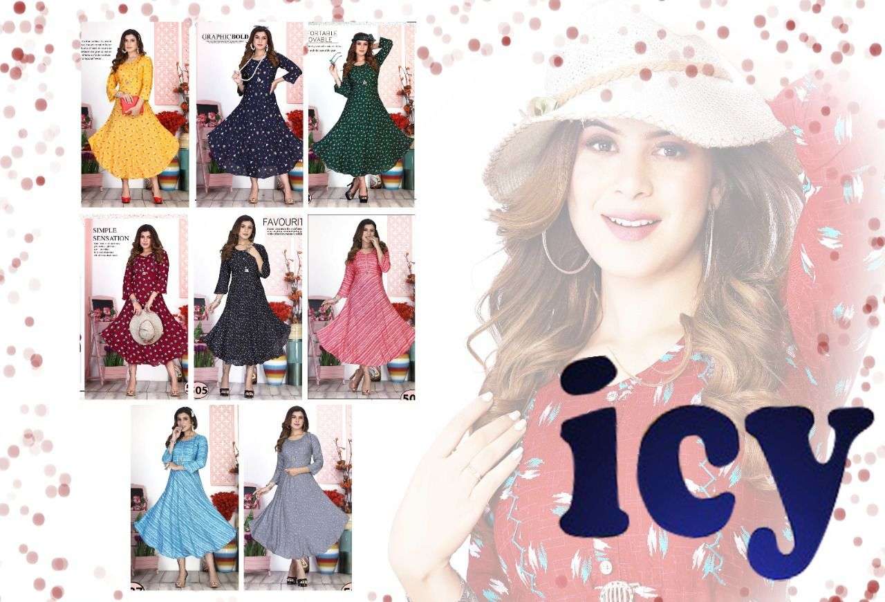 TEXOFAB RIYAA ICY VOL-1 KURTI CATALOG