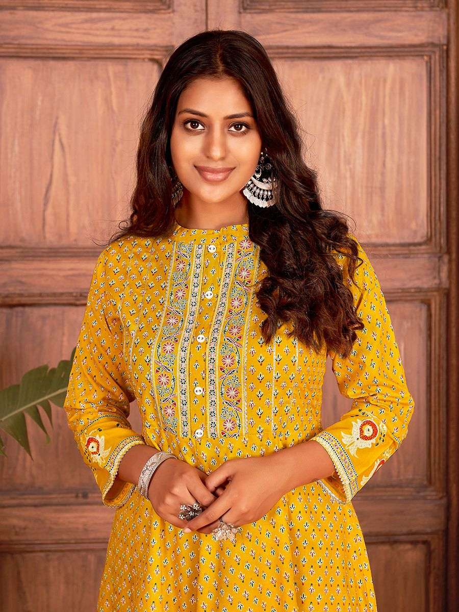 TEXOFAB TARA D.NO-1004 PRINTED GOWN 