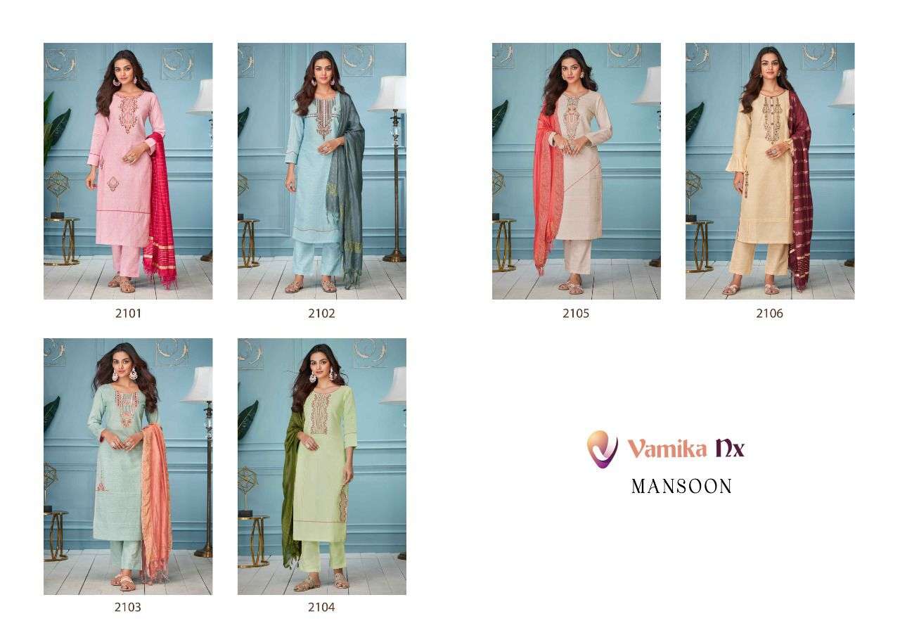VAMIKA NX MANSOON 3PCS CONCEPT CATALOG