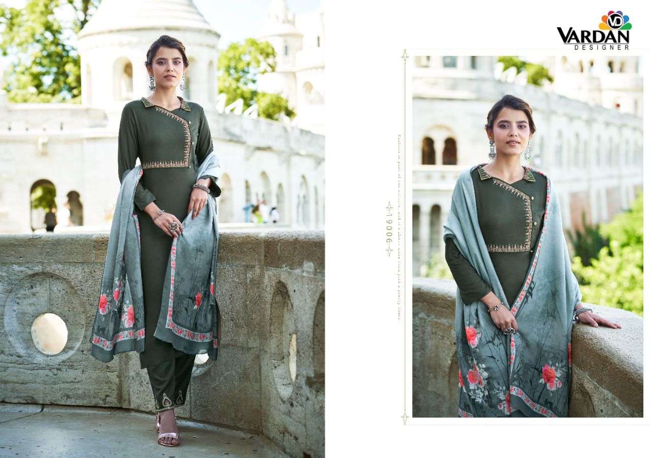VARDAN DESIGNER SARSHIYA VOL-2  3PCS KURTI CATALOG