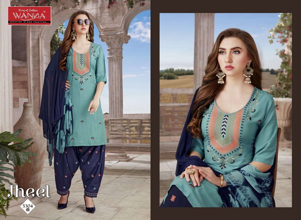 WANNA JEEL PATIYALA SUIT CATALOG