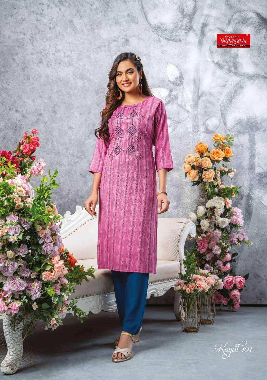 WANNA KOYAL LINING KURTI CATALOG