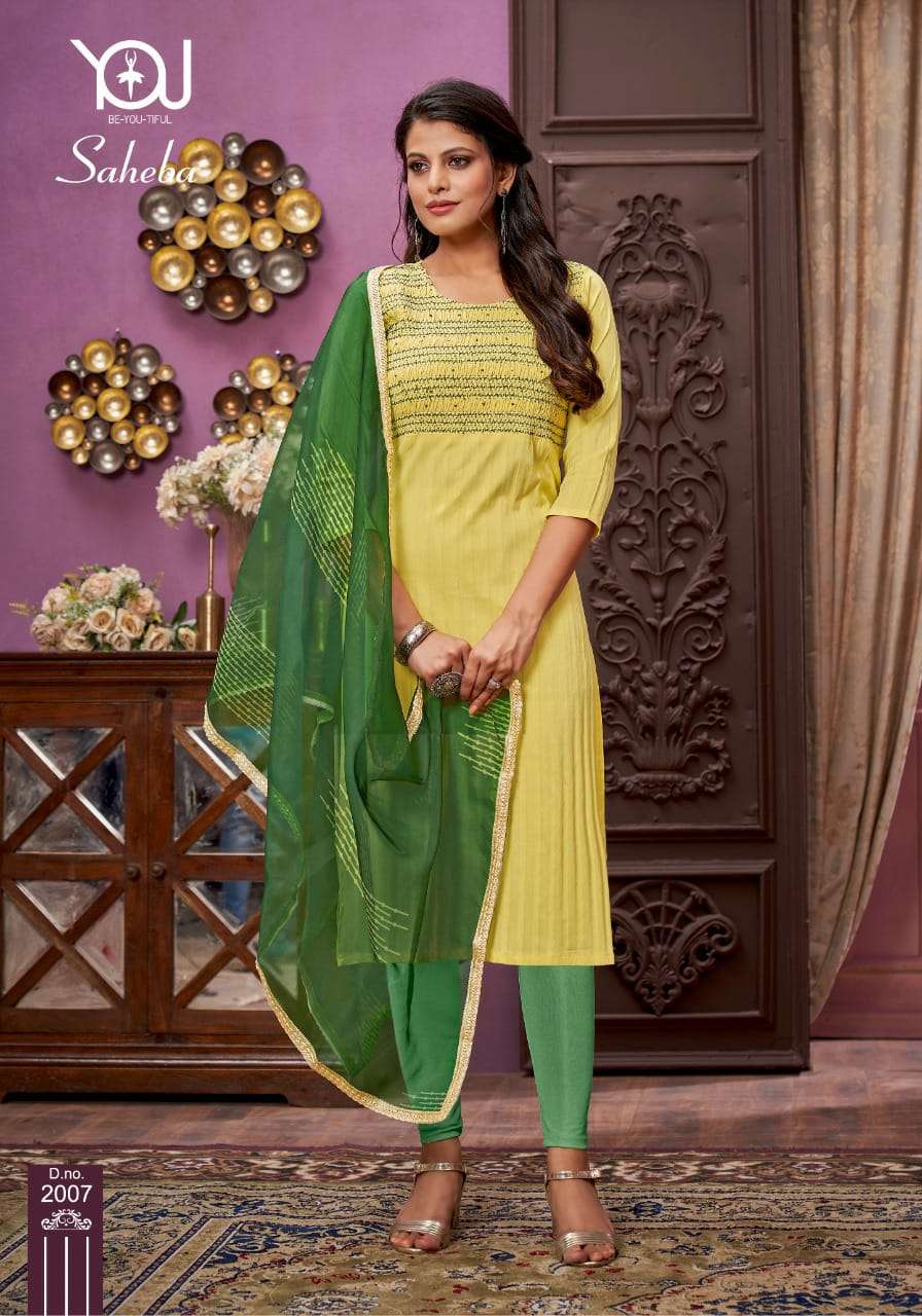 WANNA SAHEBA 2PCS CONCEPT KURTI CATALOG