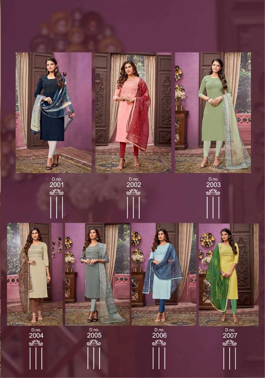 WANNA SAHEBA 2PCS CONCEPT KURTI CATALOG