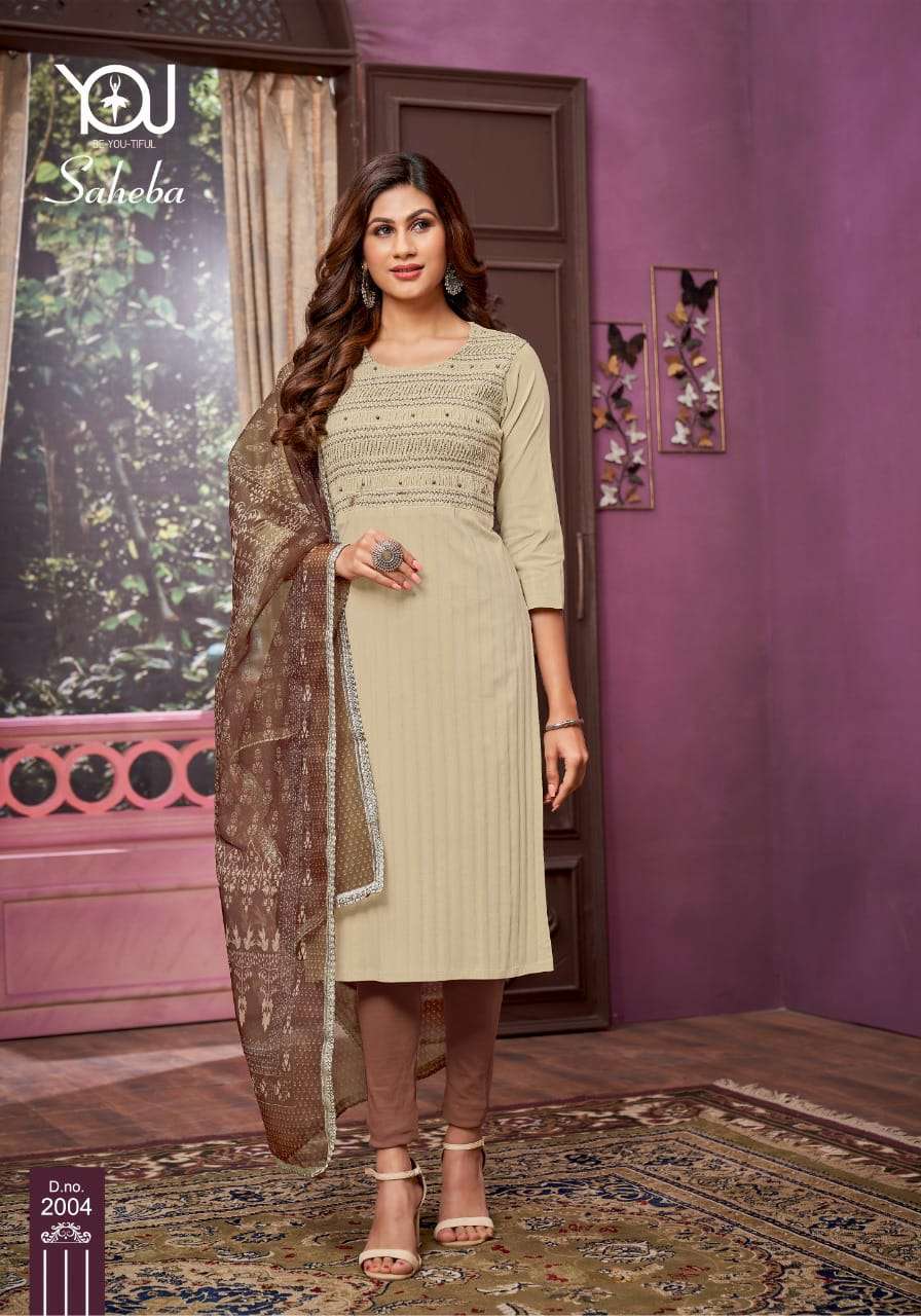 WANNA SAHEBA 2PCS CONCEPT KURTI CATALOG