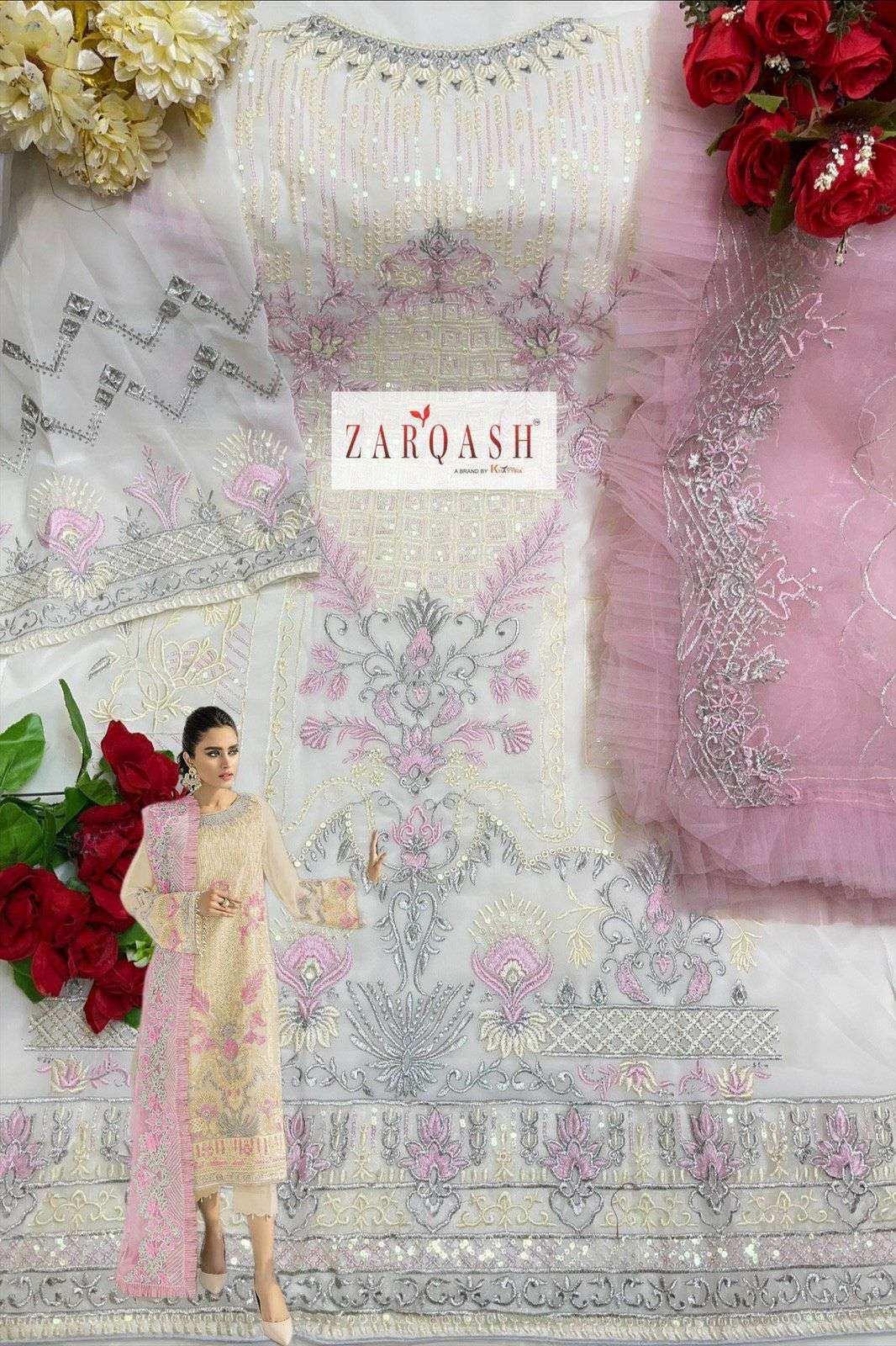 ZARQASH MEHAK D. NO-2130 COLOURS SUIT