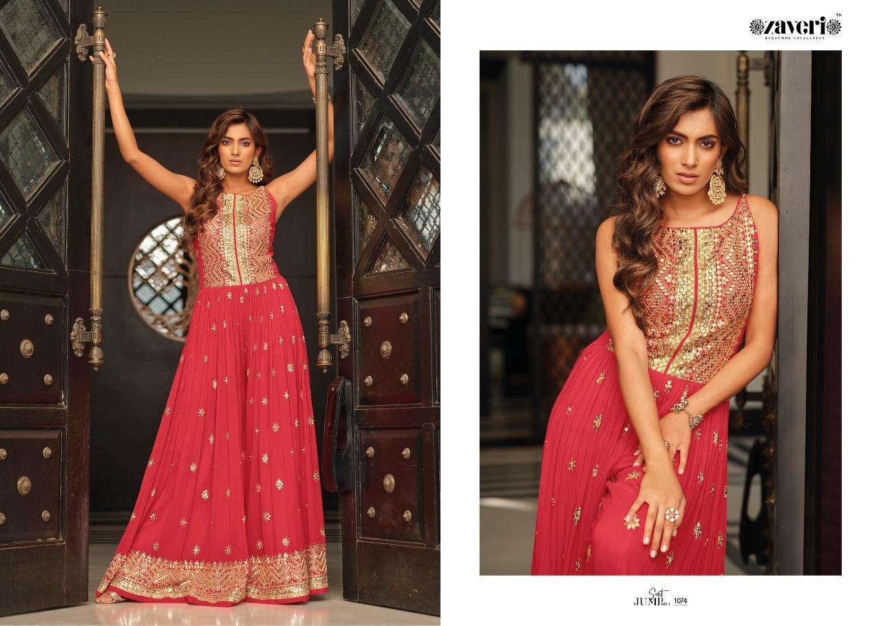 ZAVERI WOMEN BEAUTY JUMPSUIT VOL-1 SUIT CATALOG