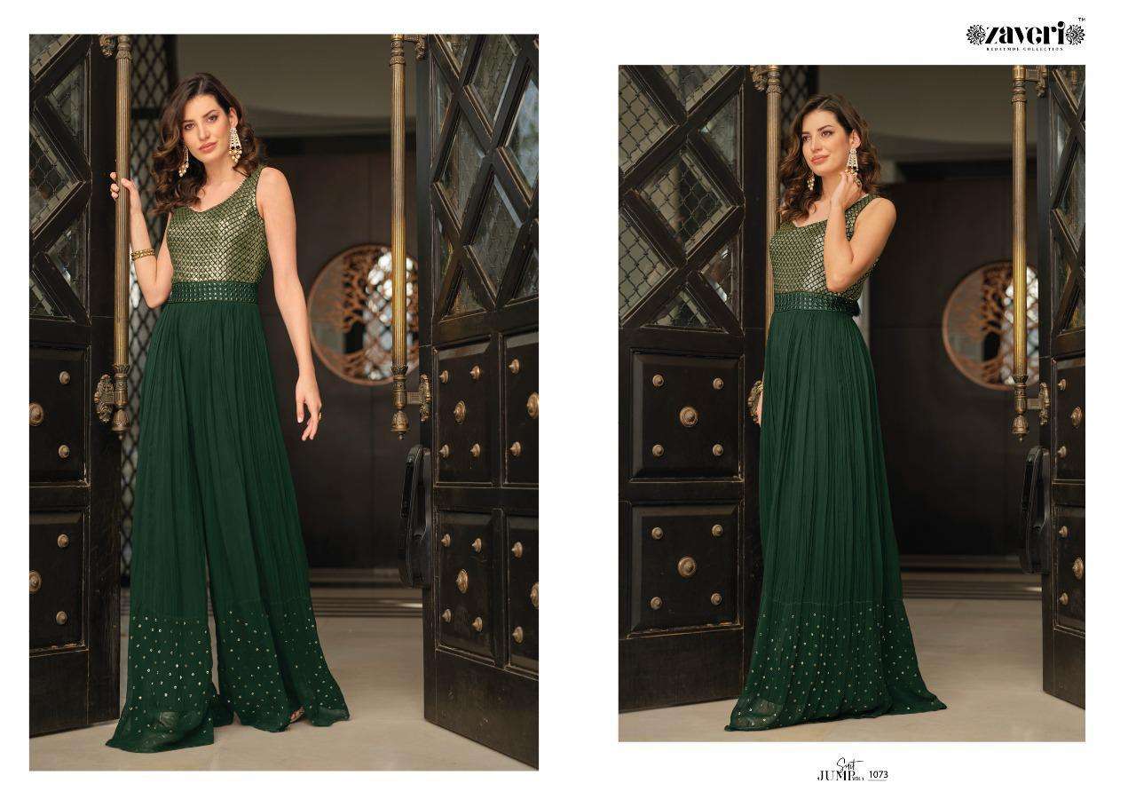 ZAVERI WOMEN BEAUTY JUMPSUIT VOL-1 SUIT CATALOG