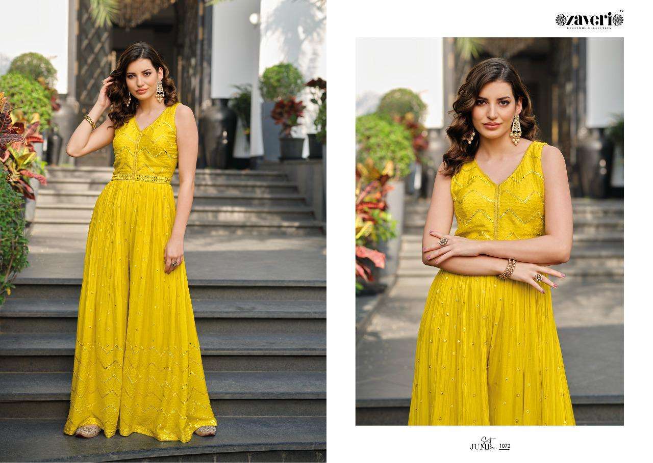 ZAVERI WOMEN BEAUTY JUMPSUIT VOL-1 SUIT CATALOG