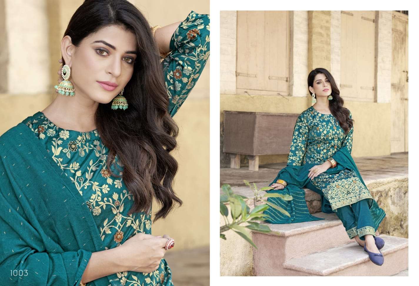 FANCY SILK 3PCS CONCEPT KURTI PENT WITH DUPATTA COLLECTION