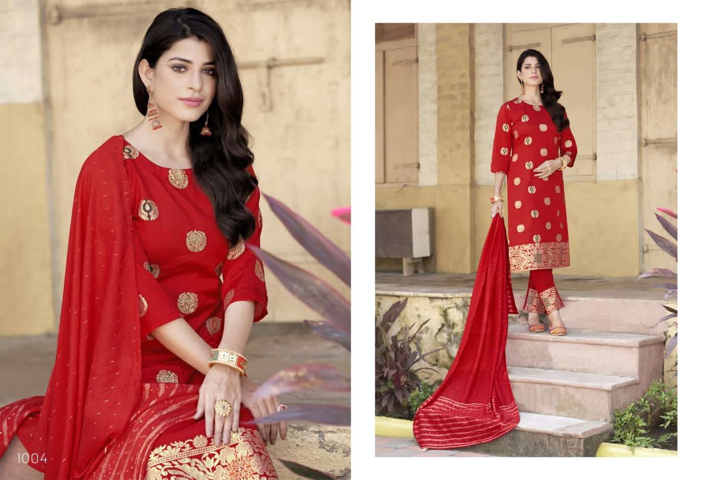 FANCY SILK 3PCS CONCEPT KURTI PENT WITH DUPATTA COLLECTION