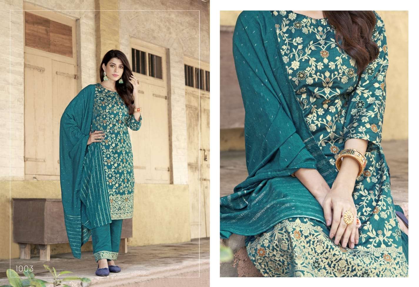 FANCY SILK 3PCS CONCEPT KURTI PENT WITH DUPATTA COLLECTION