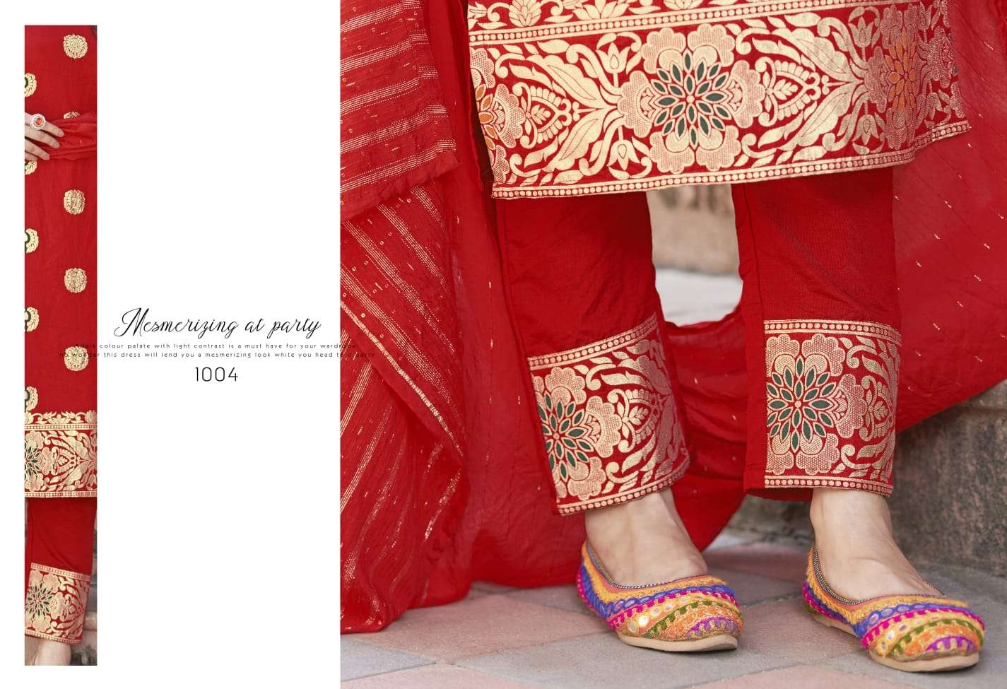 FANCY SILK 3PCS CONCEPT KURTI PENT WITH DUPATTA COLLECTION