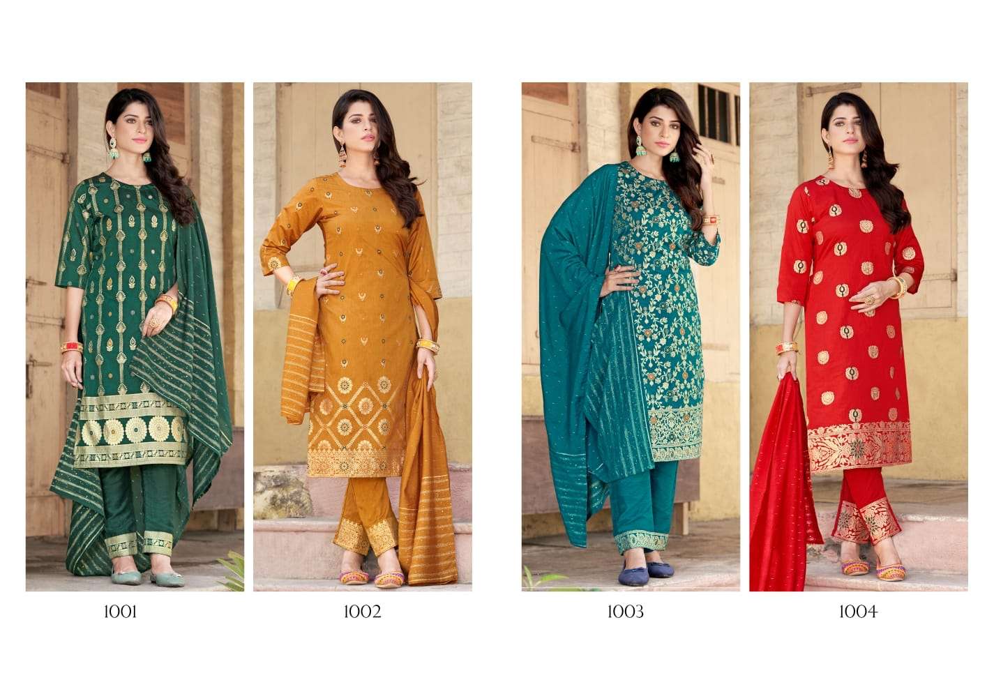 FANCY SILK 3PCS CONCEPT KURTI PENT WITH DUPATTA COLLECTION