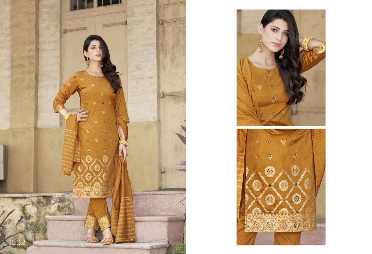 FANCY SILK 3PCS CONCEPT KURTI PENT WITH DUPATTA COLLECTION