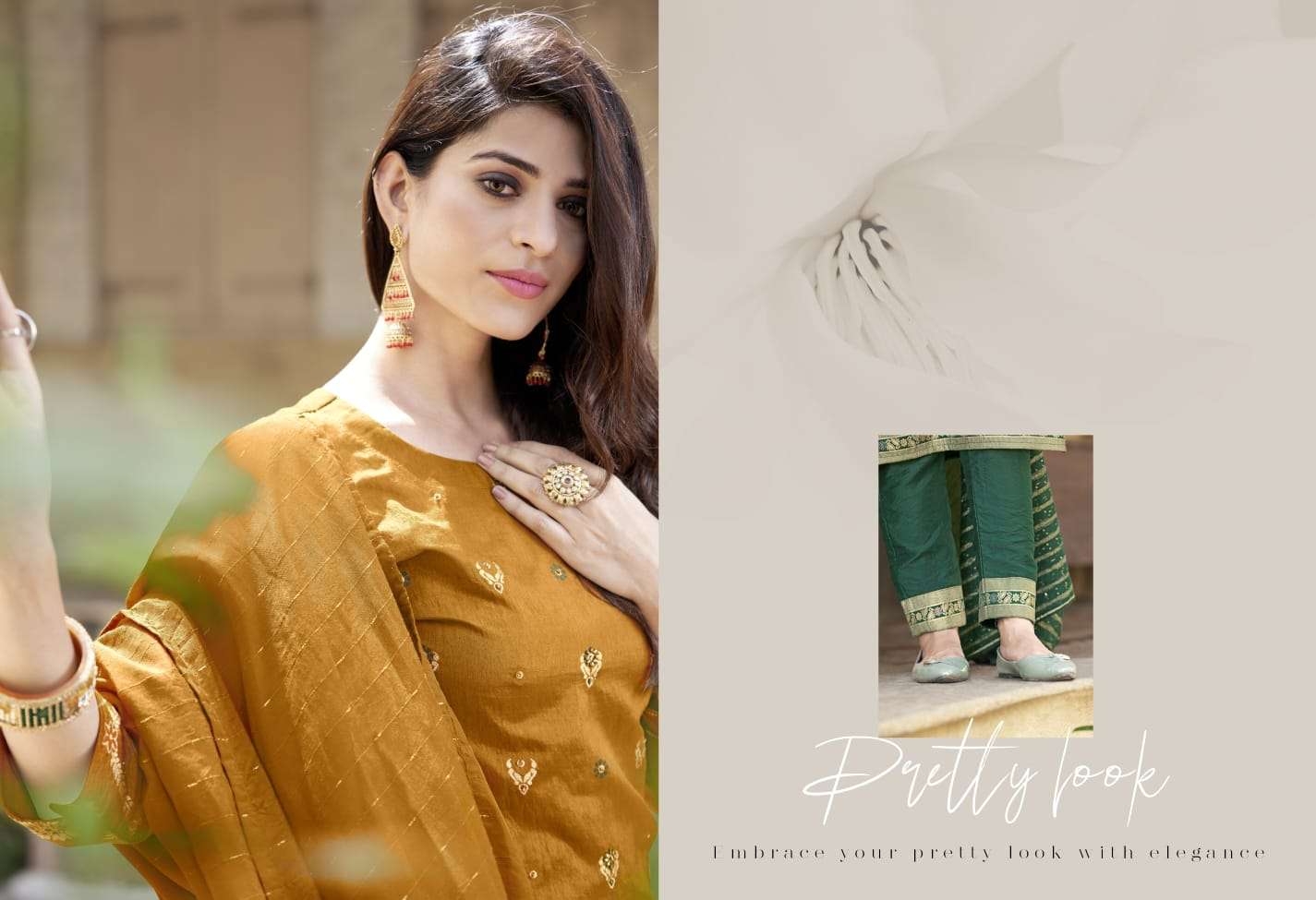 FANCY SILK 3PCS CONCEPT KURTI PENT WITH DUPATTA COLLECTION