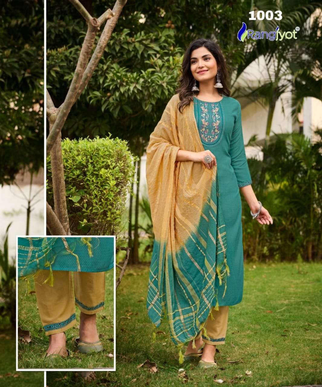 RANGJYOT RAYON KURTI VEENA VOL-1