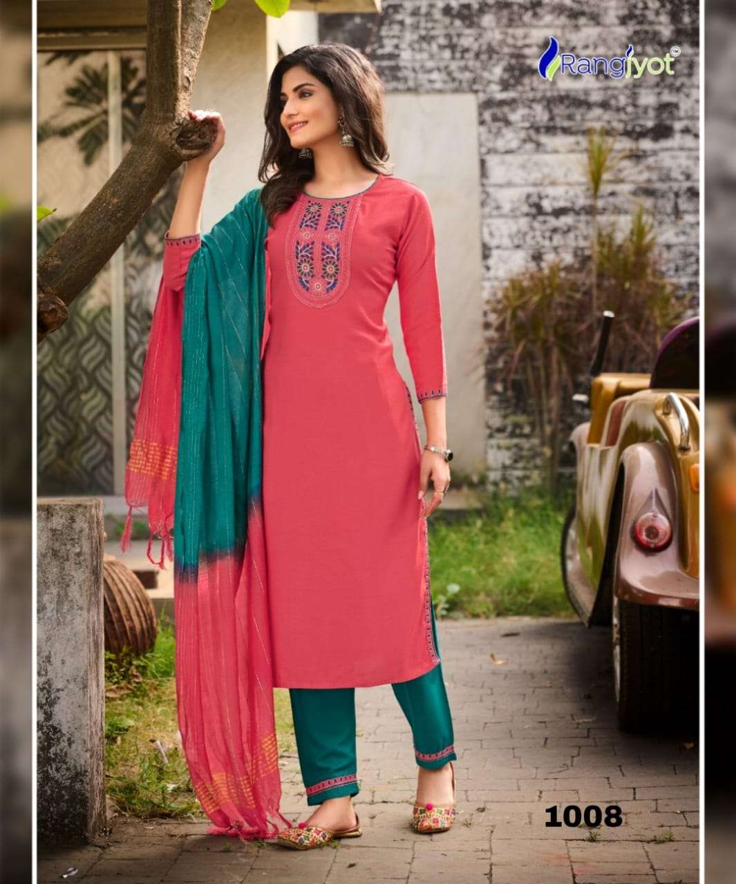 RANGJYOT RAYON KURTI VEENA VOL-1