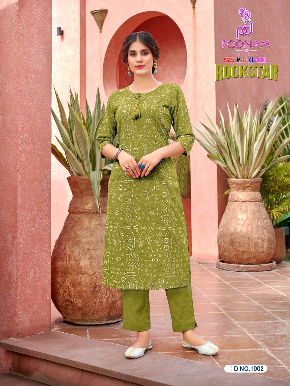 RAYON SLUB PRINTED KURTA