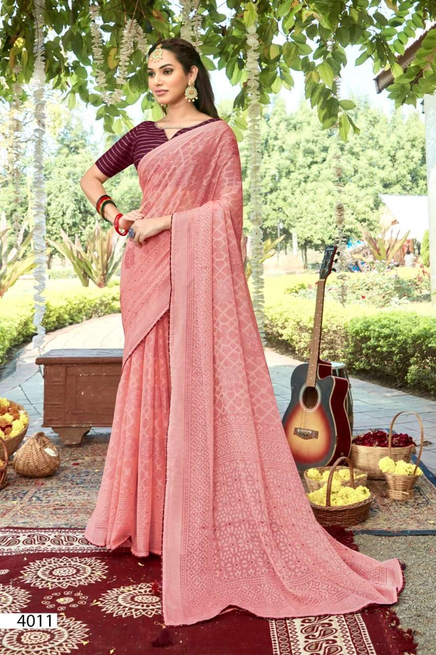 5D SEDIGNER PRESENT VISTA BRASSO FANCY CASUAL WEAR SAREE