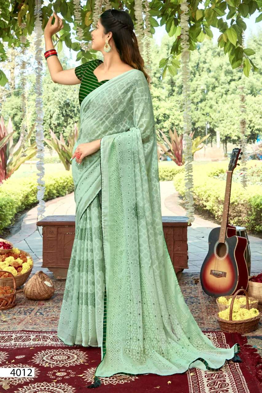 5D SEDIGNER PRESENT VISTA BRASSO FANCY CASUAL WEAR SAREE