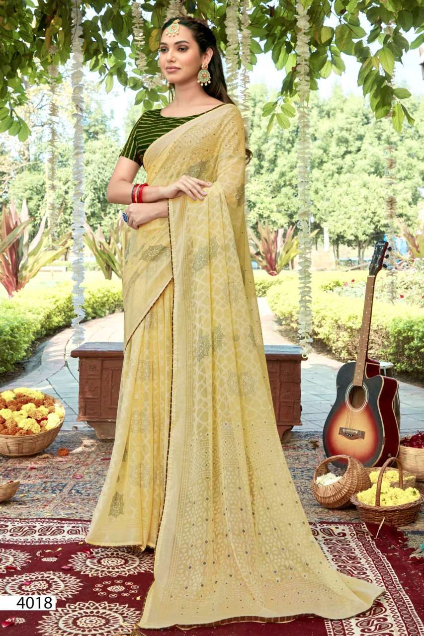 5D SEDIGNER PRESENT VISTA BRASSO FANCY CASUAL WEAR SAREE