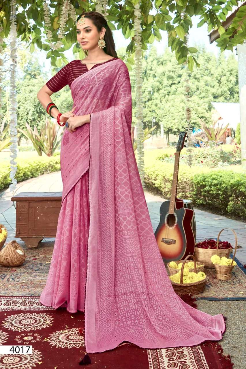 5D SEDIGNER PRESENT VISTA BRASSO FANCY CASUAL WEAR SAREE
