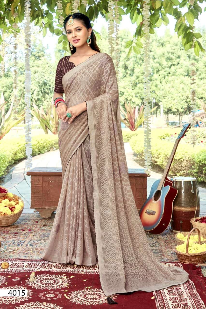 5D SEDIGNER PRESENT VISTA BRASSO FANCY CASUAL WEAR SAREE