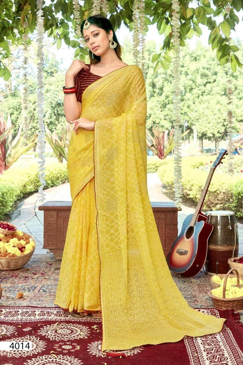 5D SEDIGNER PRESENT VISTA BRASSO FANCY CASUAL WEAR SAREE