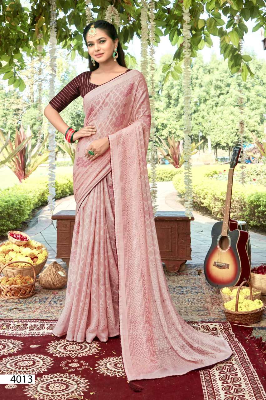 5D SEDIGNER PRESENT VISTA BRASSO FANCY CASUAL WEAR SAREE