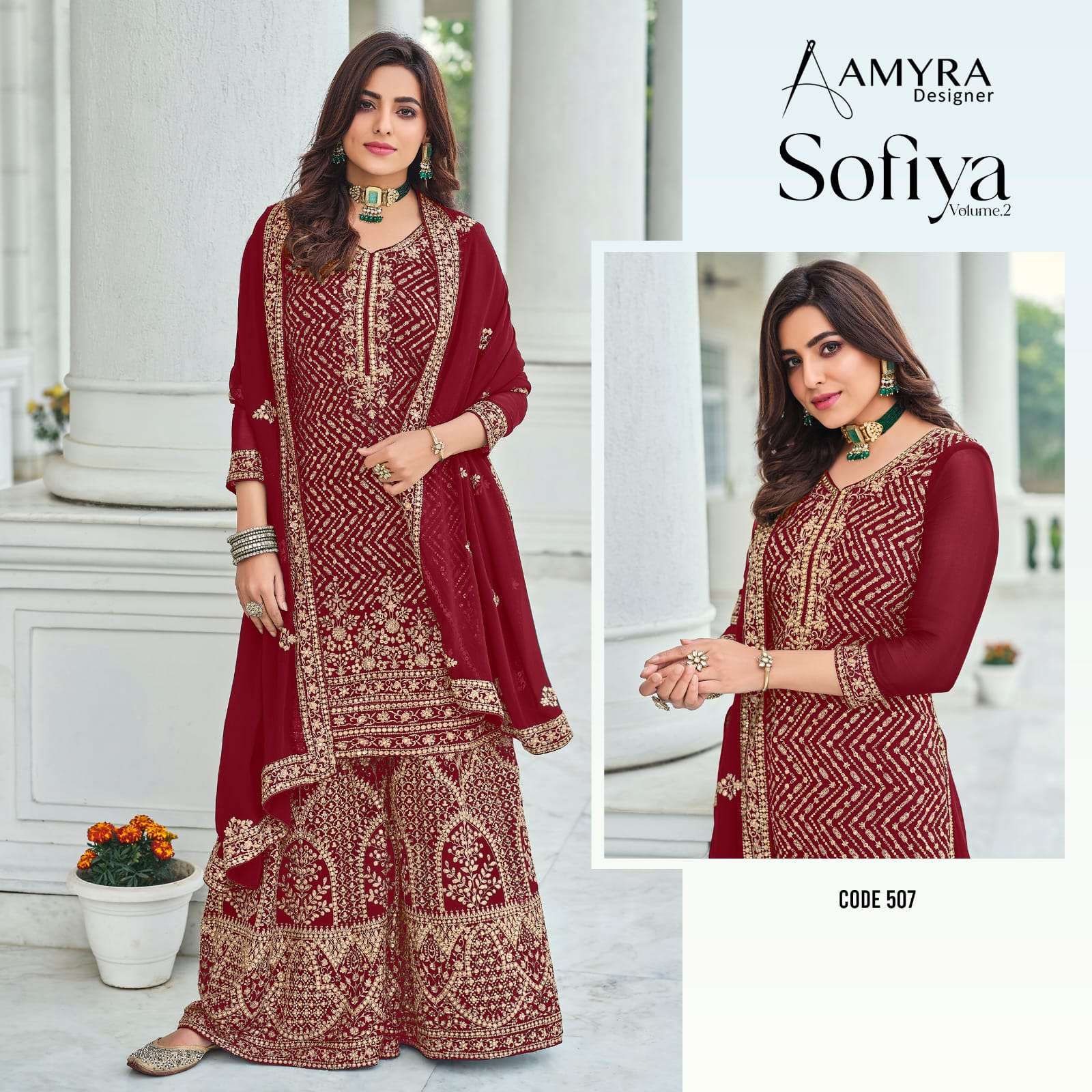 AMYRA DESIGNER PRESENT SOFIYA VOL 2 CATALOG 3PCS CONCEPT SET