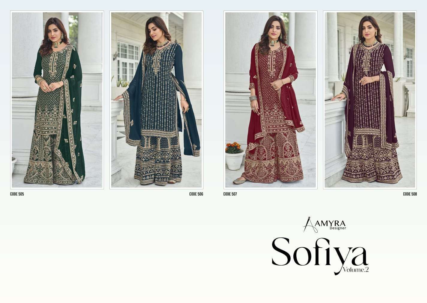 AMYRA DESIGNER PRESENT SOFIYA VOL 2 CATALOG 3PCS CONCEPT SET