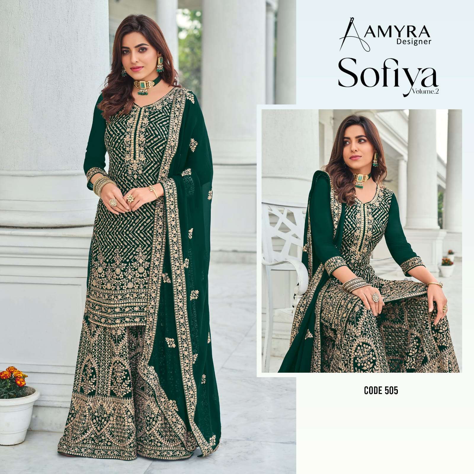 AMYRA DESIGNER PRESENT SOFIYA VOL 2 CATALOG 3PCS CONCEPT SET