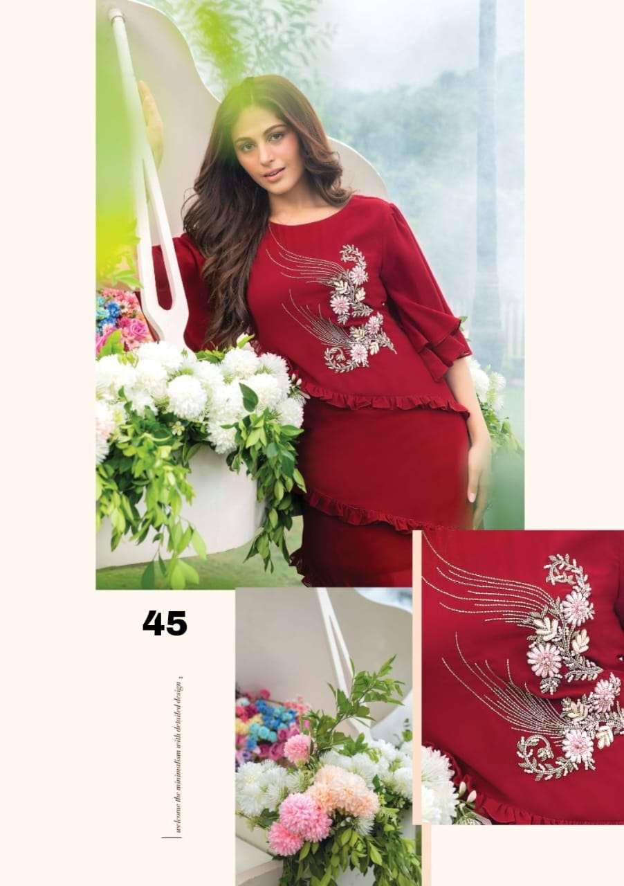 ANJU FAB BY PURITY VOL 3 PRESENTING DESIGNER KURTI WITH PANT           