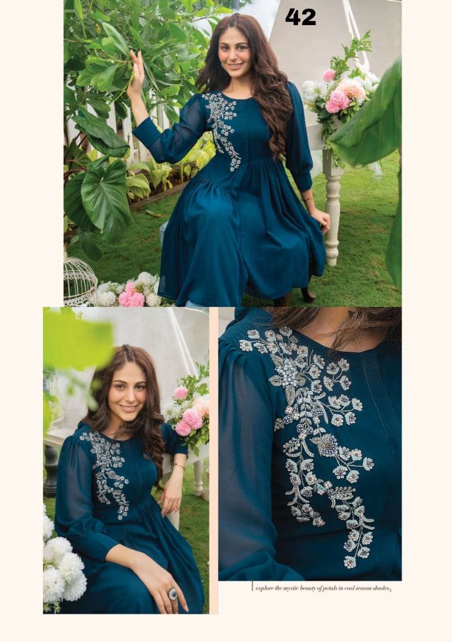 ANJU FAB PURITY VOL 3 DESIGNER KURTI WITH PANT           