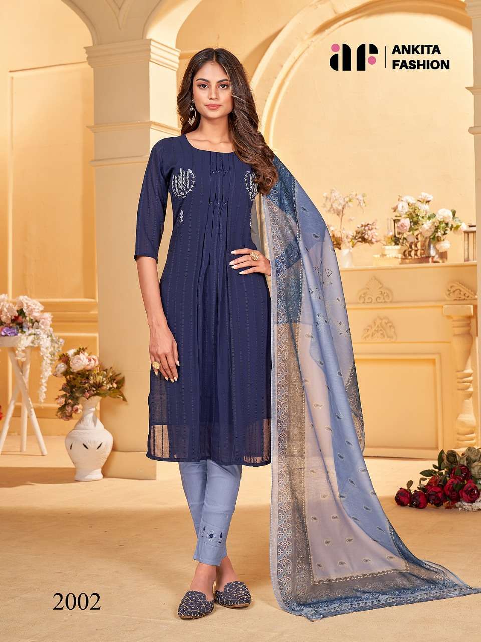 ANKITA FASHION PRESENT SARGUN 3PCS CONCEPT SET