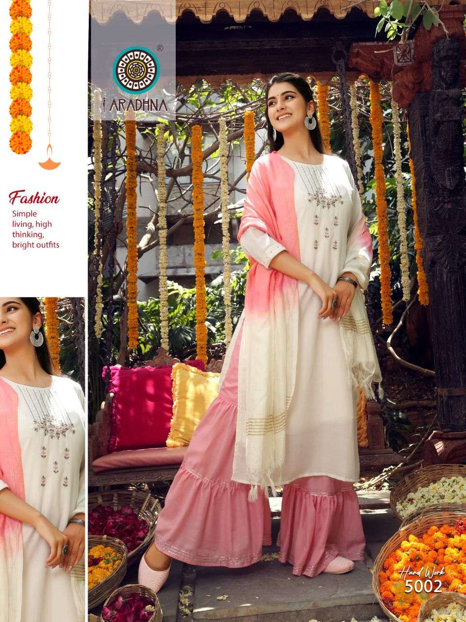 ARADHNA PRESENT HANDWORK VOL 5 D.NO. 5001 TO 5006 SERIES 3PCS SET