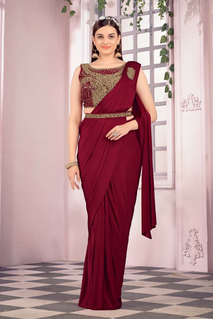 Soft chinno Silk Fabric with fancy work saree with jacquard blouse – Ville  Fashions