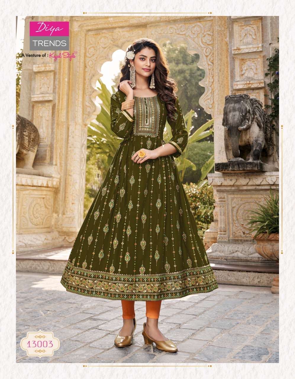 DIYA TRENDS ETHNICITY VOL 13 FANCY DESIGNER LONG GOWN