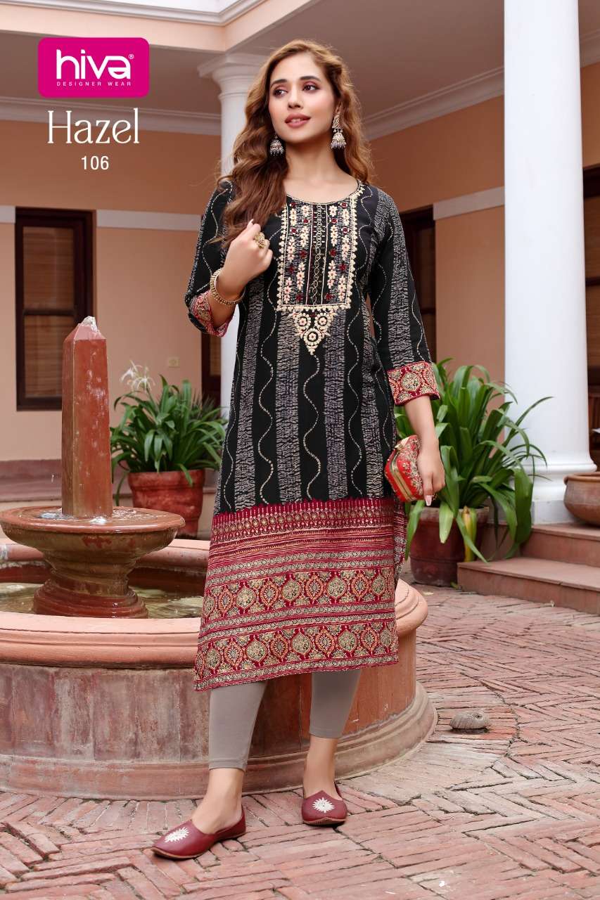 HAZEL BY HIVA PRESENTING FANCY KURTI