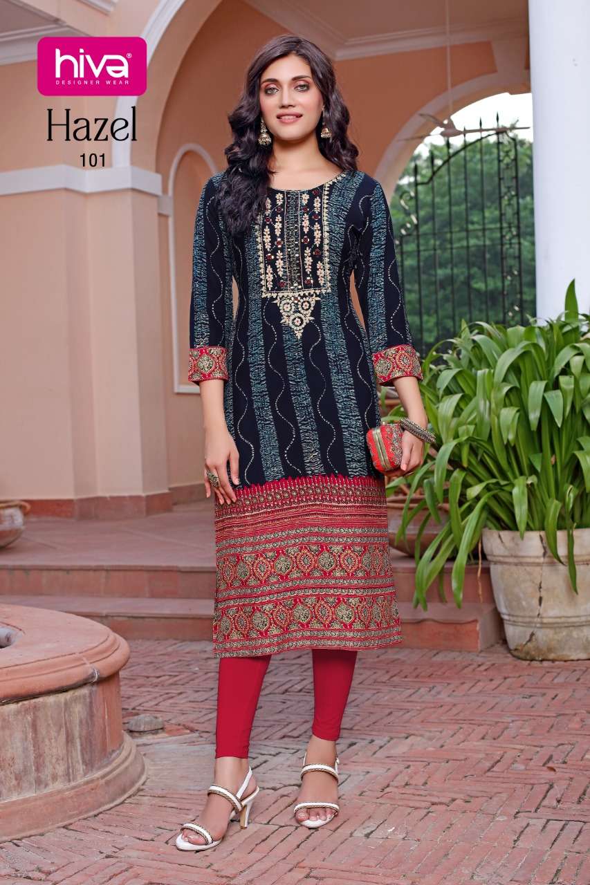 HAZEL BY HIVA PRESENTING FANCY KURTI