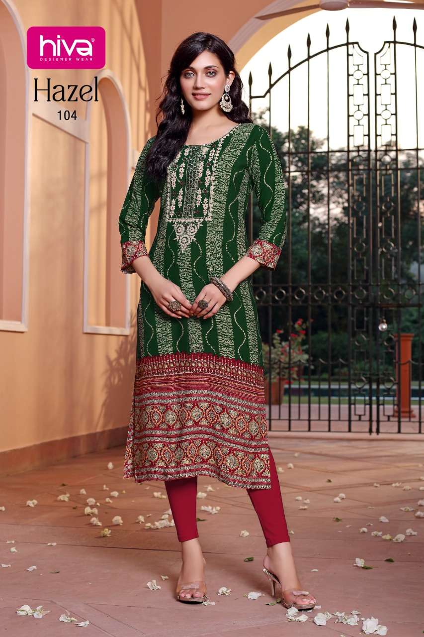 HAZEL BY HIVA PRESENTING FANCY KURTI