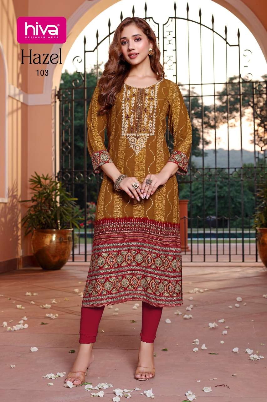 HAZEL BY HIVA PRESENTING FANCY KURTI