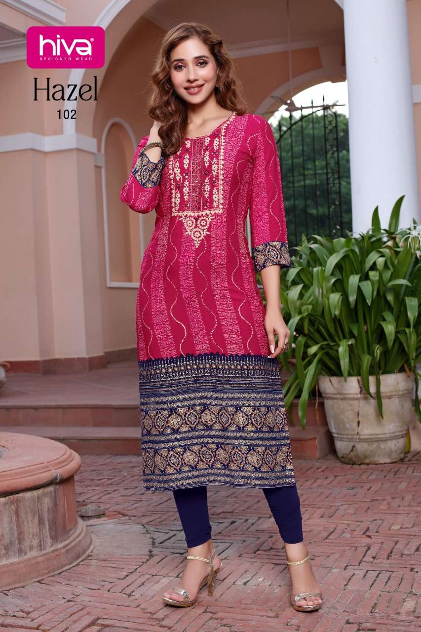 HAZEL BY HIVA PRESENTING FANCY KURTI