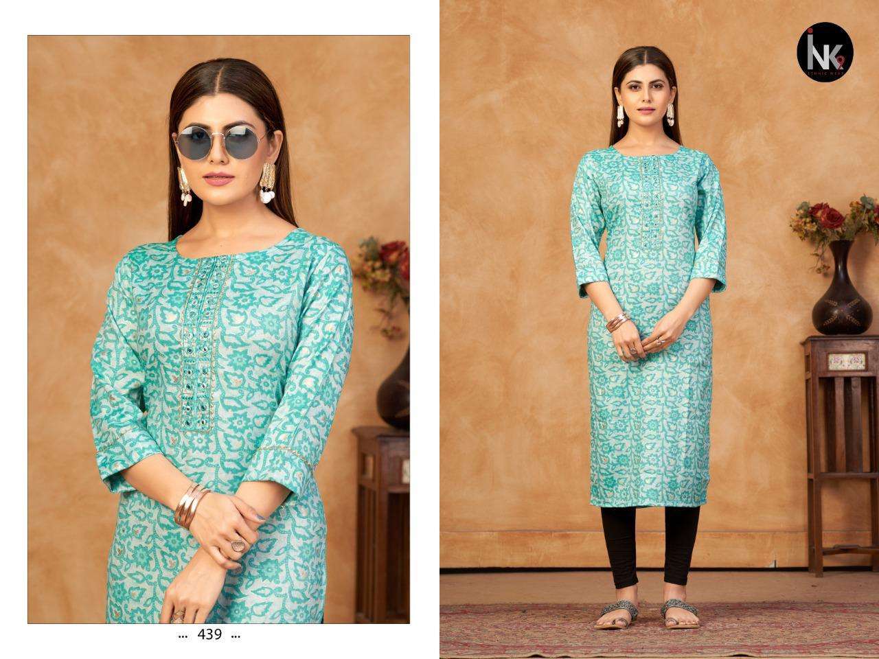 INK9 PRESENT LOVE VOL 6 HEAVY RAYON CASUAL WEAR KURTI 