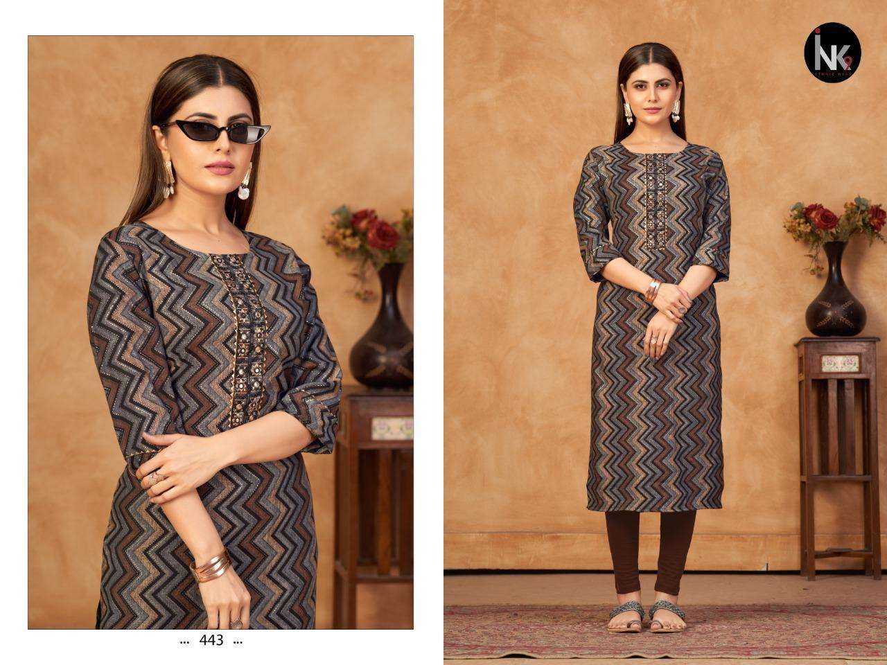 INK9 PRESENT LOVE VOL 6 HEAVY RAYON CASUAL WEAR KURTI 