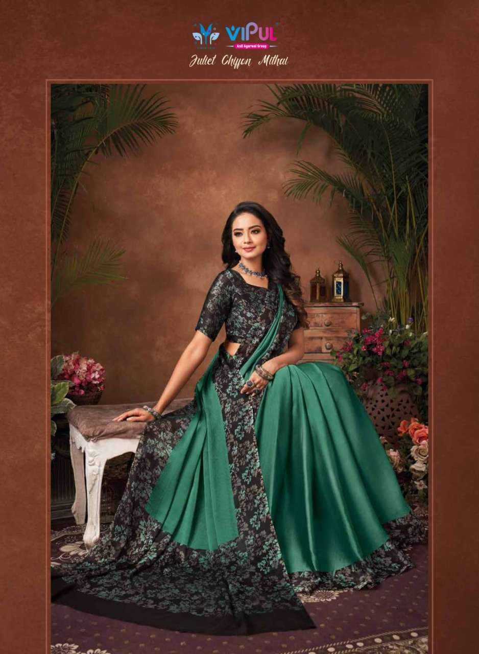 JULIET CHIFFON MITHAI CATALOG BY VIPUL DESIGNER SAREE