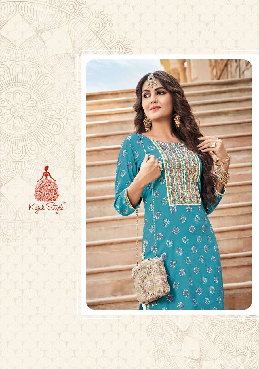KAJAL STYLE PRESENT FASHION LABEL VOL 10 KURTI WITH PANT & FLAIR PLAZO & SHARARA SET
